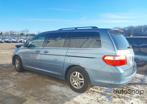 2005 Honda Odyssey Ex from USA, damaged, VIN 5FNRL38455B115970
